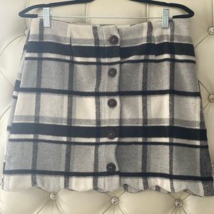 E&M faux wool skirt